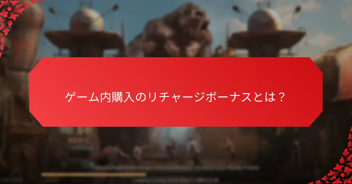 リチャージボーナスイベントは通常いつ開催されるか？